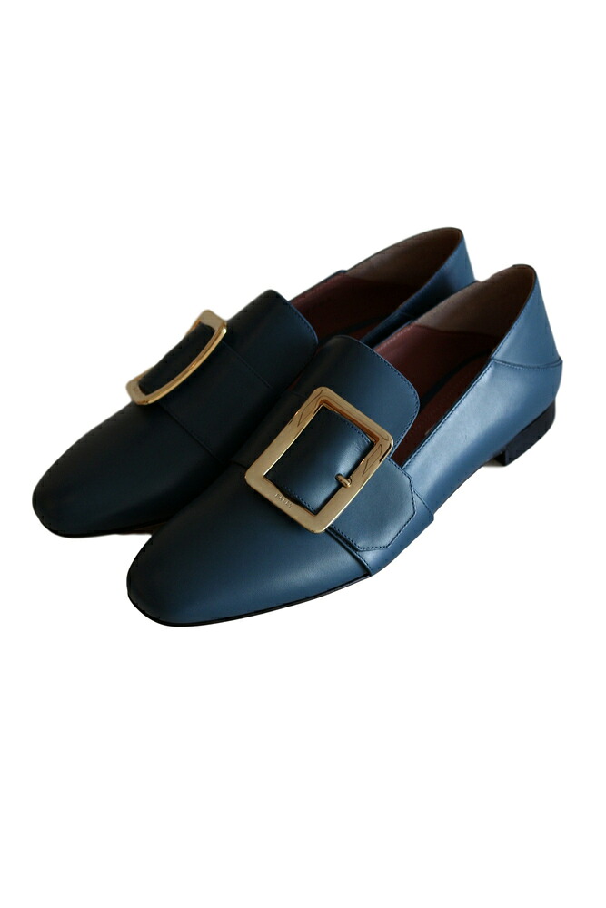 【正規取扱店】BALLY バリー JANELLE ウィメンズ スリッポンシューズ BLUE｜THE PARK