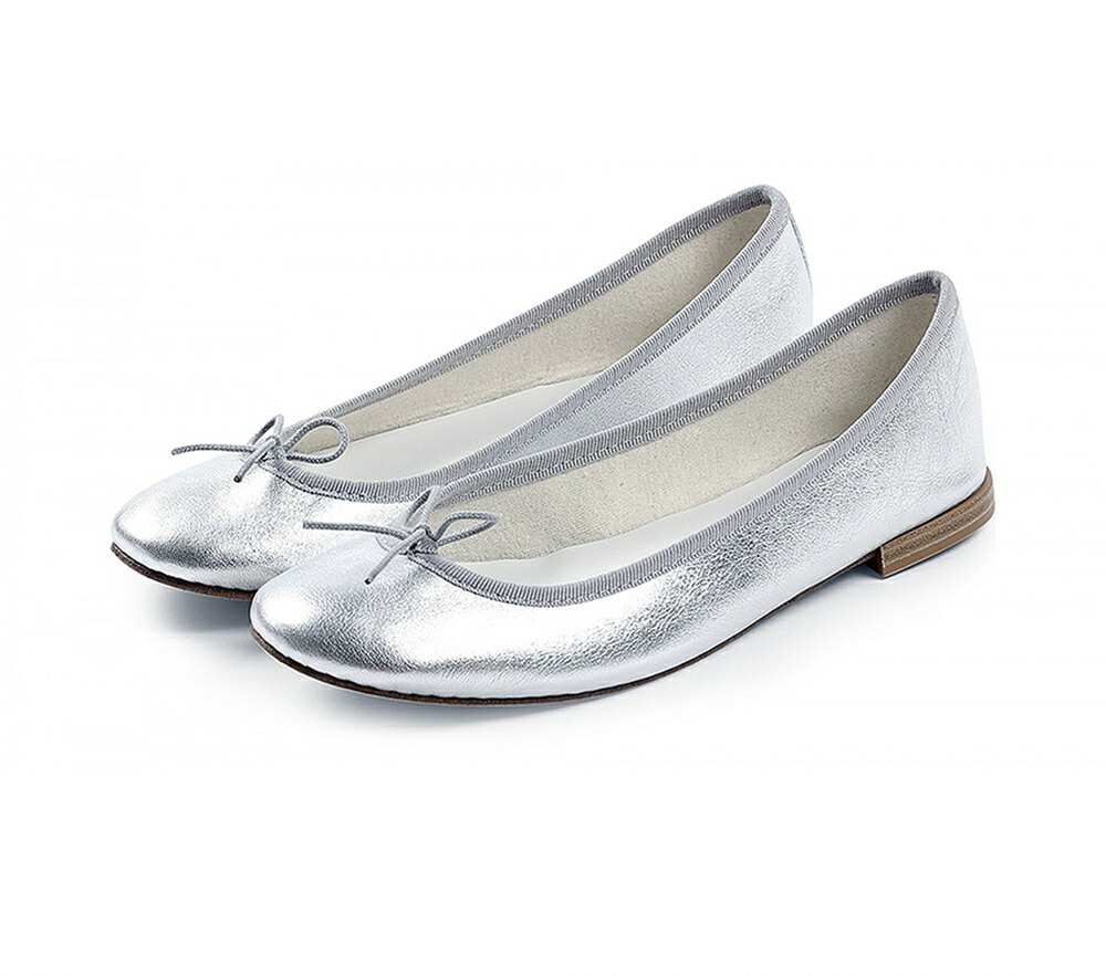 repetto Ballerina Cendrillon Metallic Silver (レペット) (サンドリオン レペット)