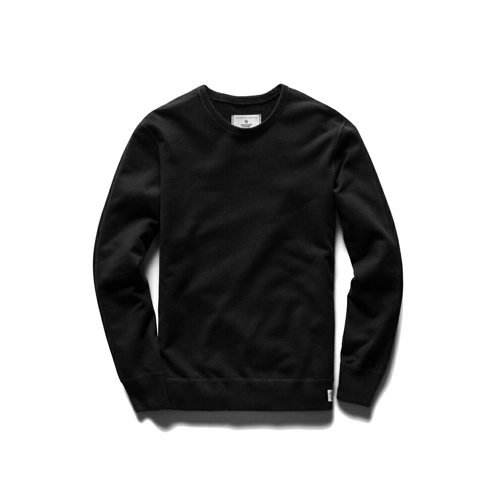【定め事取りまわし店】REIGNING CHAMP クルーネックスエット LIGHTWEIGHT TERRY RC-3528 BLACK (レイニングチャンプ)