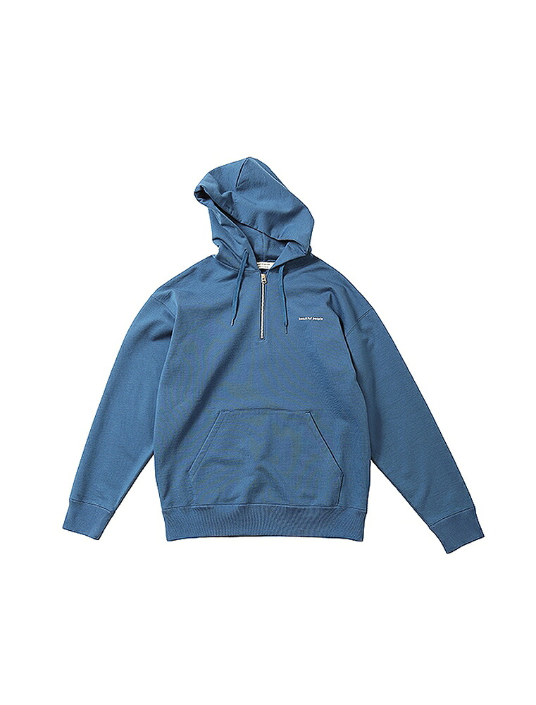 【正規取扱店】beautiful people 19-20A/W スビンピマスウェットジップパーカー blue (ビューティフルピープル)｜THE PARK 18,071円