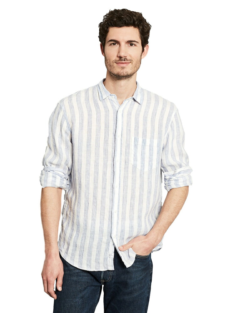 Frank＆Eileen フランクアンドアイリーン PAUL ポール シャツ M 正規通販】Frank&Eileen PAUL メンズシャツ LINEN WHITE