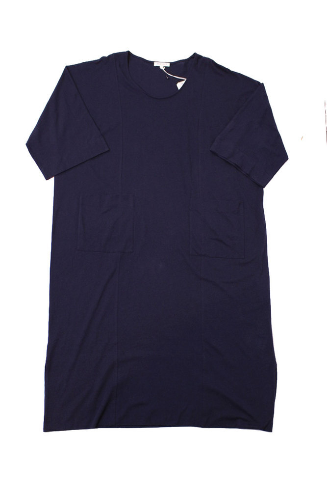 【正規取扱店】DEMYLEE 20SS Layla Dress クルーネックドレス NAVY (デミリー)｜THE PARK