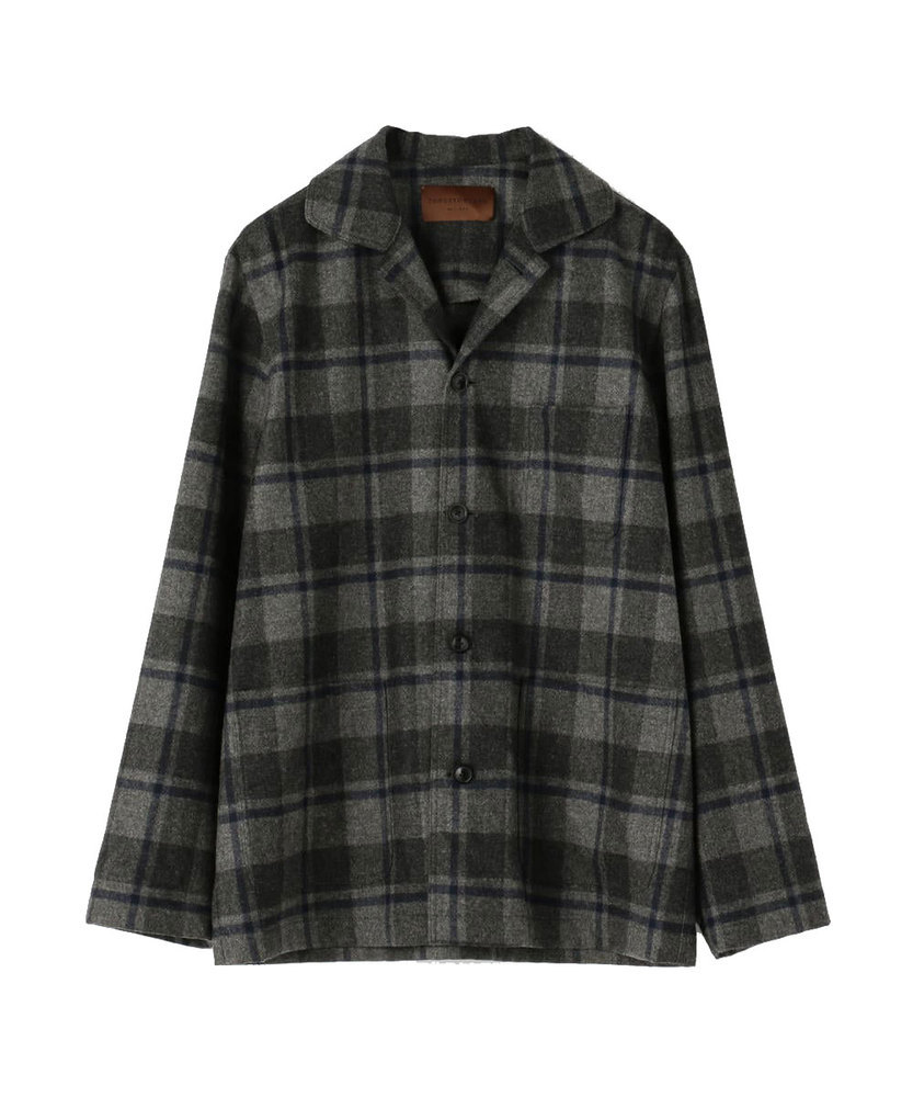 【正規取扱店】TOMORROWLAND フォックスフランネル カバーオール GREY (トゥモローランド)