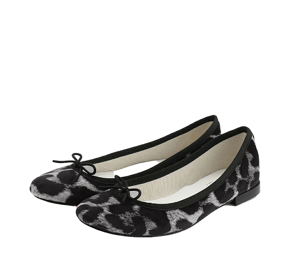 【置き目取りまわし店】repetto レ愛玩動物 Ballerina Cendrillon 真砂リオン BLACK LEOPARD