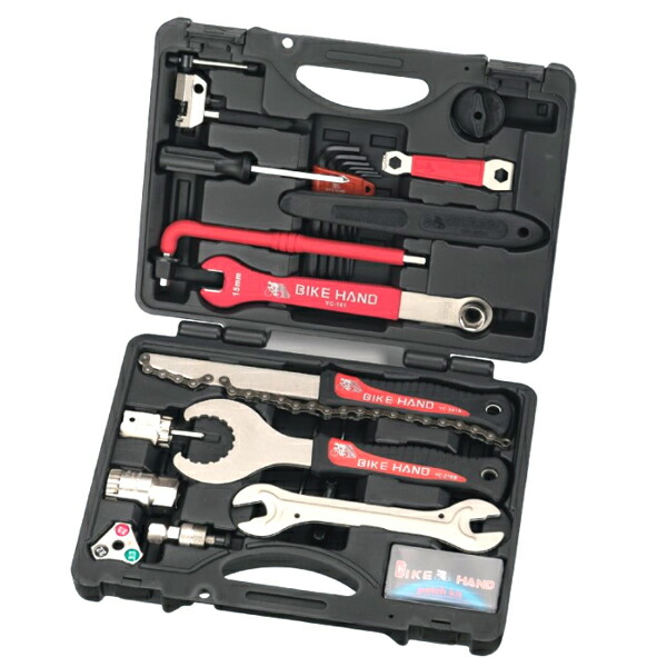 【楽天市場】BIKEHAND/バイクハンド YC-728 自転車工具キット 自転車用品 自転車工具 メンテナンスキット：ザ・パワフル