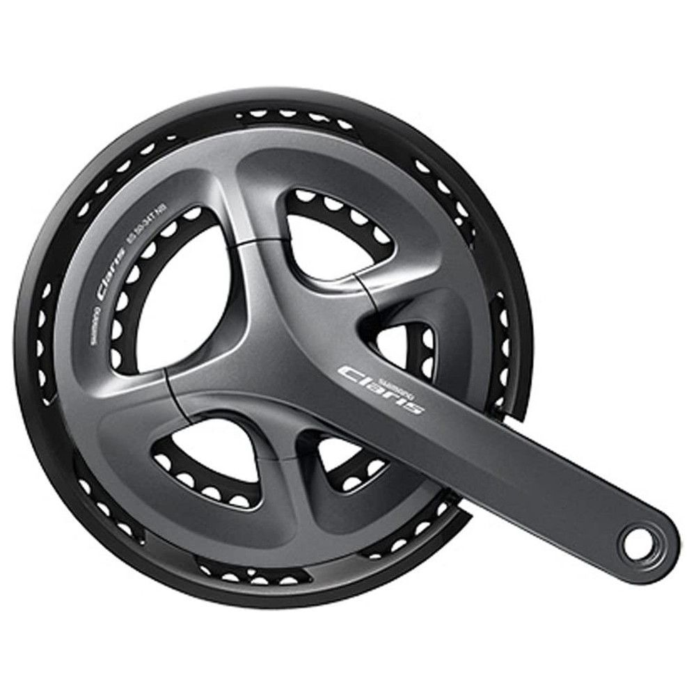 楽天市場】FC-R3000 クランクセット チェーンガード付 自転車 9段 SORA