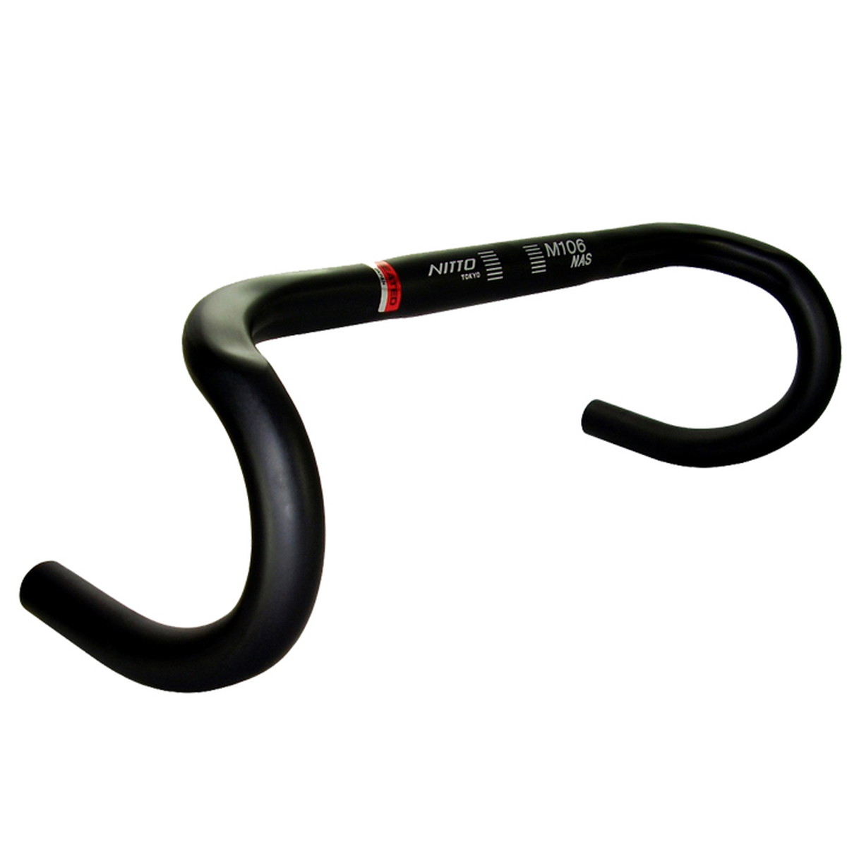 NITTO/日東 M106NAS 420mm ブラック ハンドル 自転車部品 サイクルパーツ|ザ・パワフル