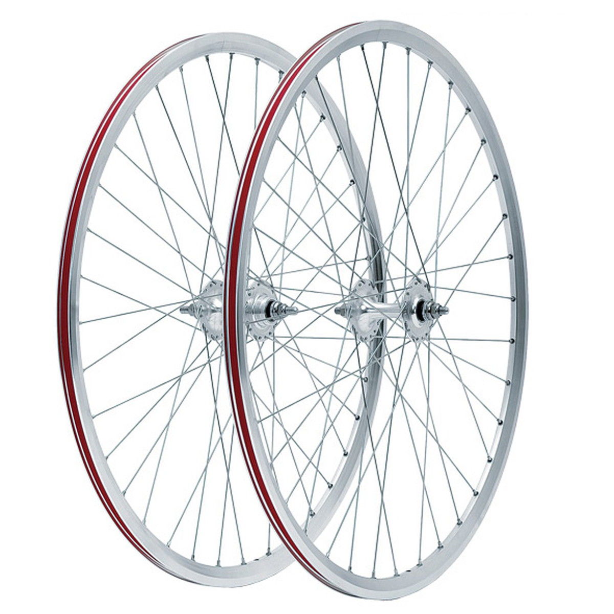 DIA-COMPE/ダイアコンペ GRAN COMPE WHEEL 前後セット シルバートラックホイール 自転車部品 サイクルパーツ