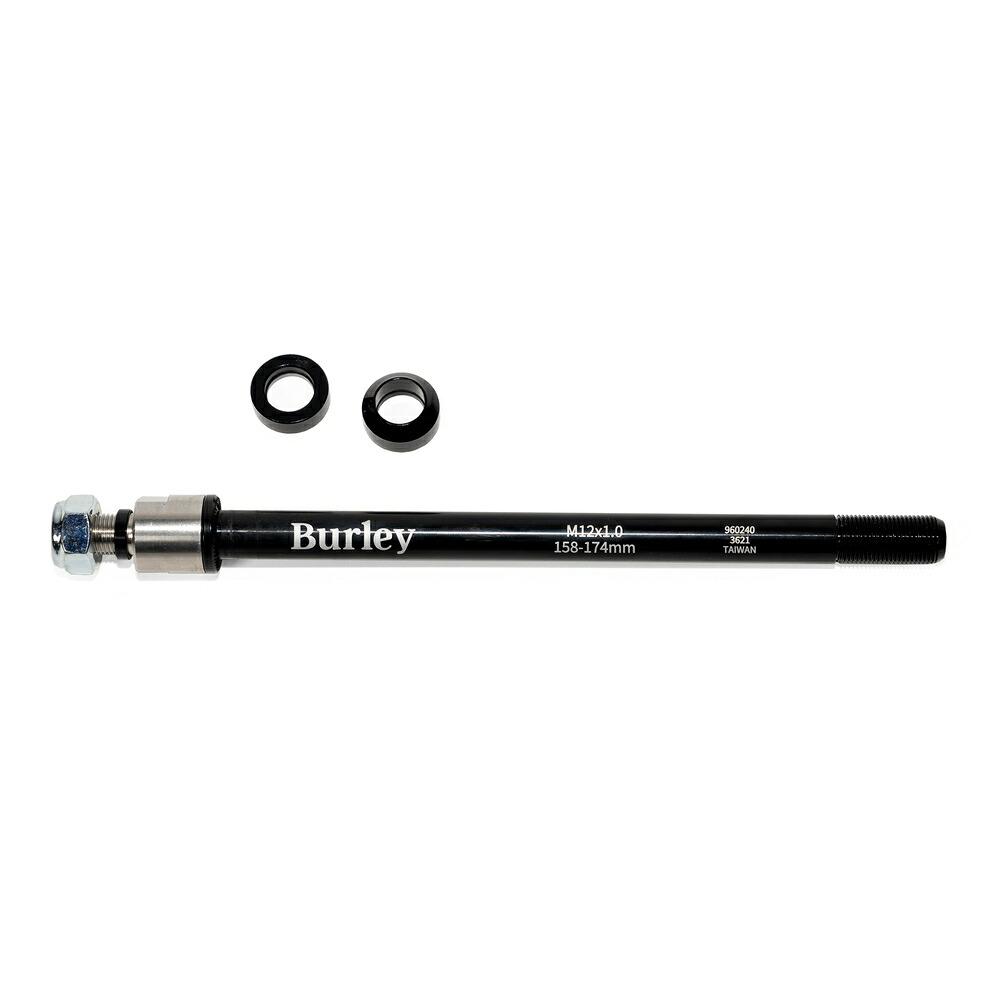 Burley バーレー トレーラー スルーアクスル 12×1.0 (軸長158-174mm) ブラック