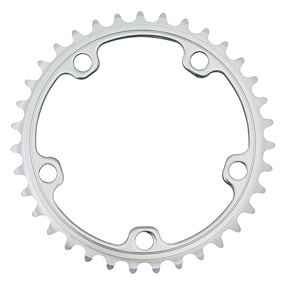 Dixna/ディズナ ラ・クランク チェンリング：ロード 37T シルバー（インナー：SHIMANO 10S/11S & SRAM10S 用） 自転車部品 サイクルパーツ