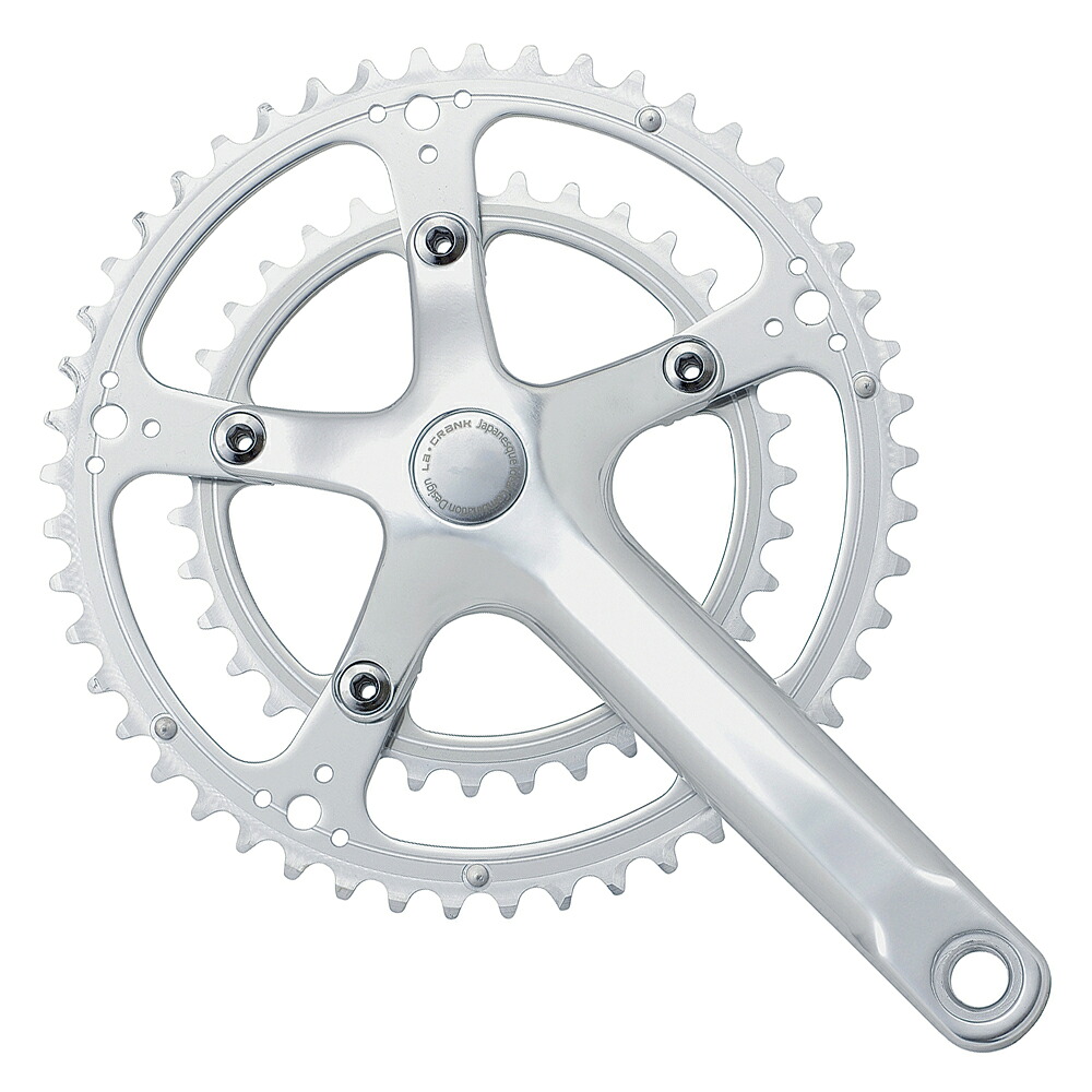 Dixna/ディズナ ラ・クランク 34&times;24T 162.5mm シルバー SHIMANO：10S/11S & SRAM：10S 自転車部品 サイクルパーツ｜ザ・パワフル