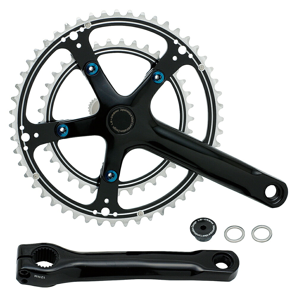 Dixna/ディズナ ラ・クランク 34&times;24T 165mm ブラック SHIMANO：10S/11S & SRAM：10S 自転車部品 サイクルパーツ｜ザ・パワフル