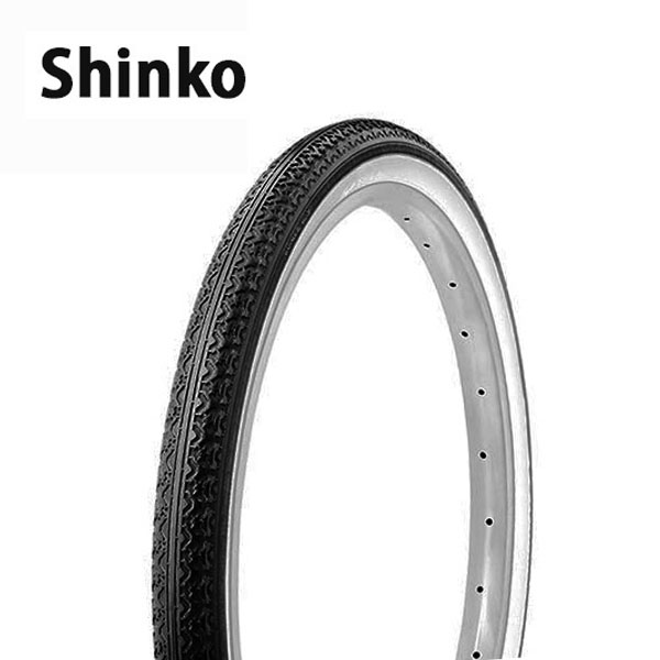 290円 国内外の人気集結！ SHINKO シンコー スタンダードタイヤ 14×1.75 H E ブラック ホワイト SR133 自転車 14インチ