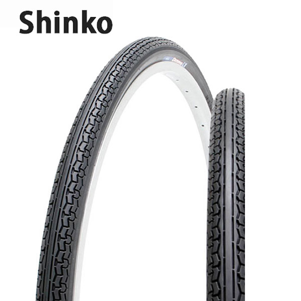 【楽天市場】SHINKO シンコー DEMING L/L 24×1 3/8 W/O ブラック/ベージュ SR078 自転車 スタンダードタイヤ 24インチ  : ザ・パワフル