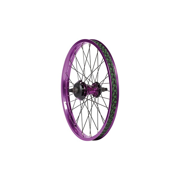 SALT エベレスト フリーコースター リアホイール 20インチ 14mmアクスル LSD パープル ダブルストレートウォール BMX用ホイール ソルト
