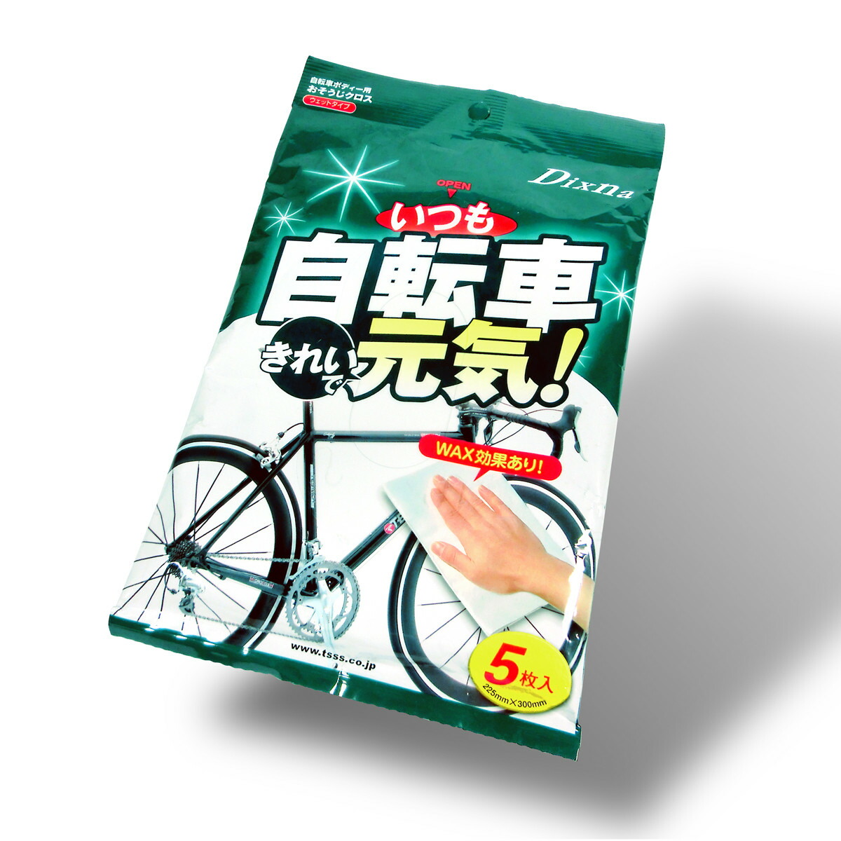 Dixna ディズナ 自転車ボディ用おそうじクロス いつも自転車きれいで元気 60980-T583 クリーナー 自転車用品 【70％OFF】