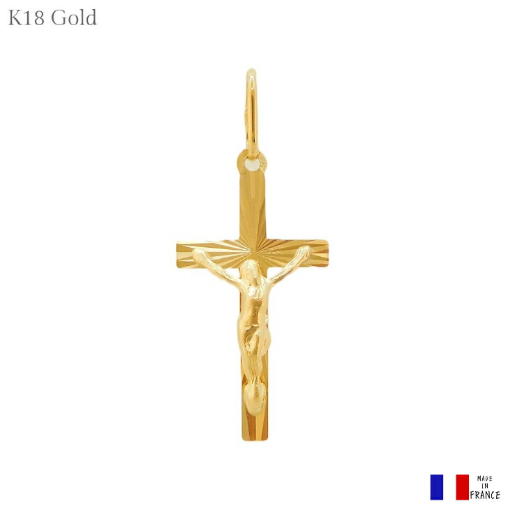 楽天市場】クロス ペンダントトップ K18 十字架 キリスト INRI Mサイズ