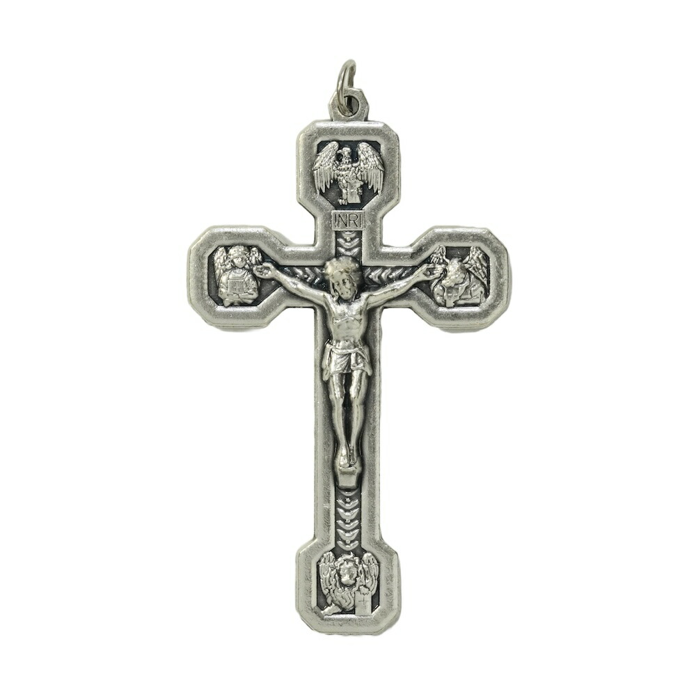 楽天市場】天使の十字架 キリスト磔刑 クロス ペンダント イタリア製