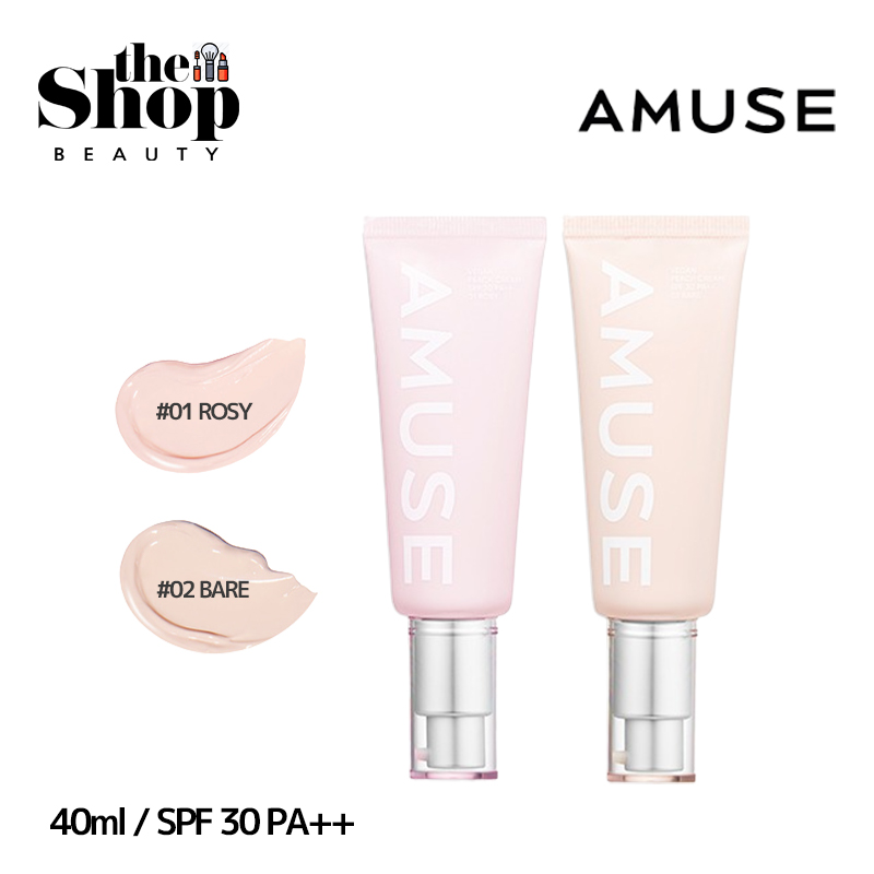 楽天市場】AMUSE アミューズ ビーガンピーチクリーム 40ml 2種 01 ROSY