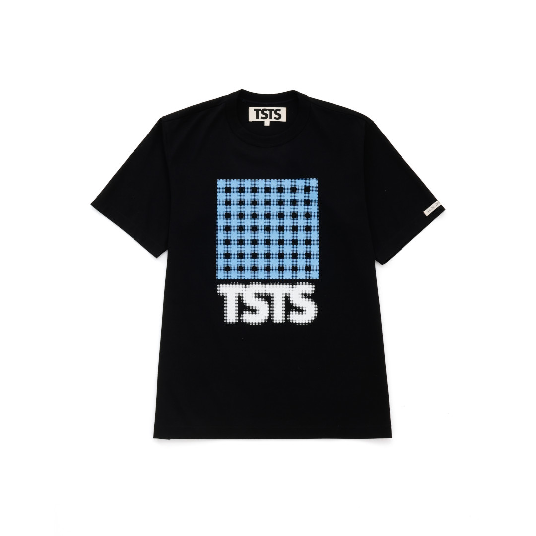 TSTS | ティーエスティーエス ORGANIC COTTON HALFTONE T-SHIRT BLACK (26SMM0002) 26SS 26春夏 トップス Tシャツ 半袖 ショートスリーブ オーガニックコットン ハーフトーン