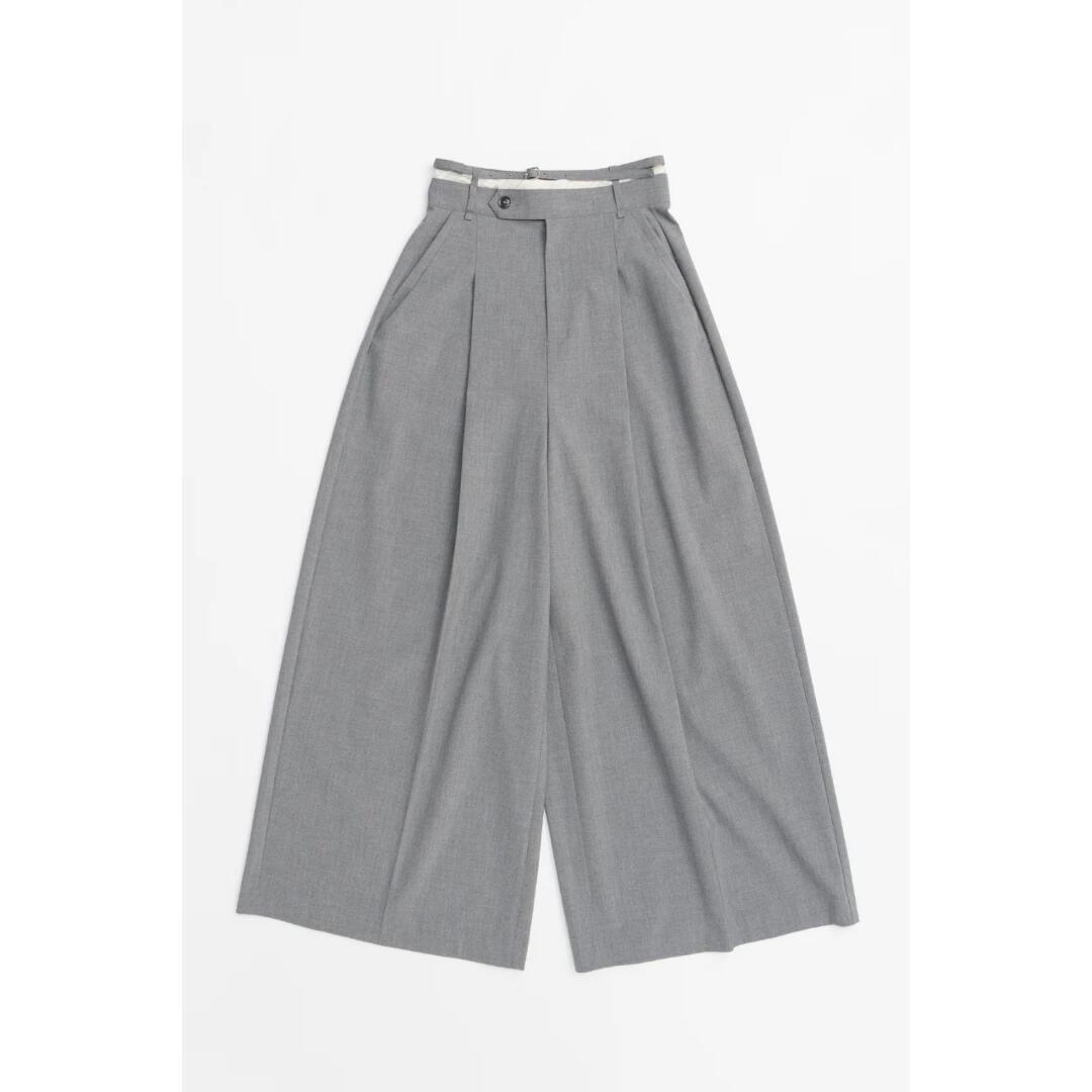 ＼エントリーで全品最大P19倍！4/4(土)20時～／ PRANK PROJECT 【プランクプロジェクト】Washable Pants GRAY (31251465107) 25SS　25春夏　パンツ　カットアウトパンツ　ワイドスラックス