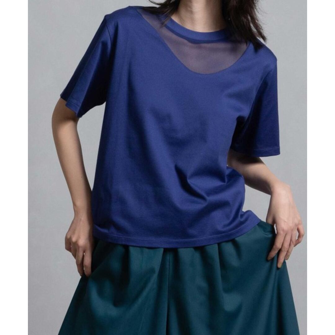 MARECHAL TERRE 【マルシャルテル】 分け取りメッシュプルオーバー BLUE (ZMT252CT132) 25SS 25春夏 トップス プルオーバー メッシュプルオーバー