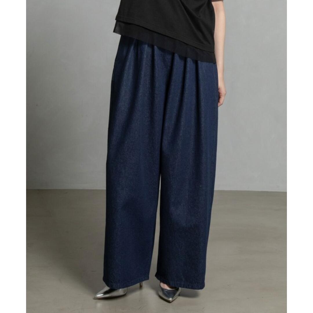 MARECHAL TERRE 【マルシャルテル】 タックデニムパンツ INDIGO BLUE (ZMT255PT510) 25秋冬 25AW パンツ　タックデニムパンツ
