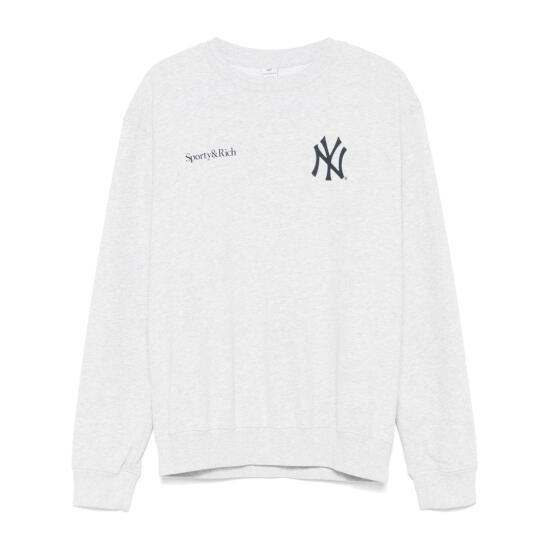 Sporty \u0026 Rich【スポーティー＆金持ち】 Champions トレーナー HEATHER GRAY (30SR10ST071505300GY03)24秋冬 24AW   トップス 流汗