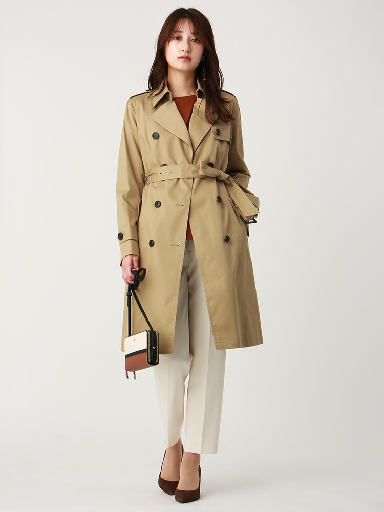 楽天市場 撥水 Tcツイル リバーシブルキルティングライナー付きロングトレンチコート 通年用 ベージュ ホワイト ザ スーツカンパニー レディース 当店p2倍 27日1 59まで The Suit Company Outlet