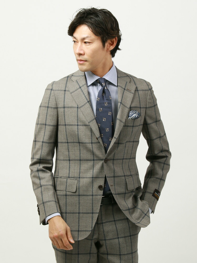 ファッションなデザイン メンズファッション コート ジャケット ベージュ ネイビー ザ スーツカンパニー 春夏用 ウインドーペーン柄ジャケット ライトブリティッシュウール Bank Com Blazer S Pascasarjana Unsrat Ac Id