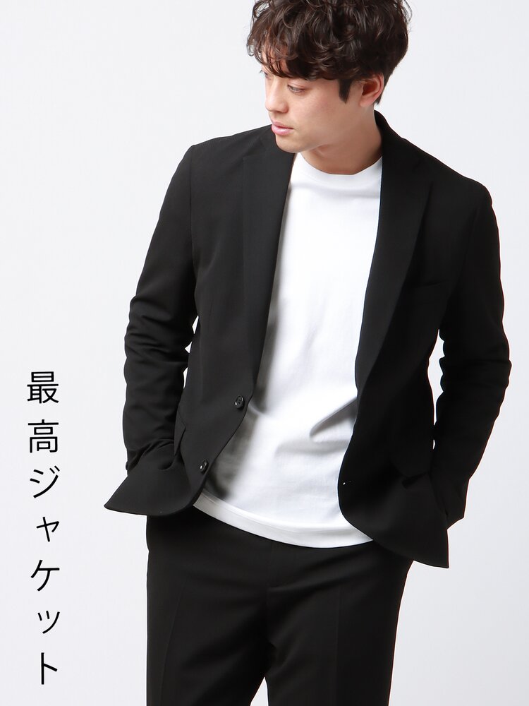 楽天市場】ダブルブレストジャケット ウォッシャブル COOL MAX