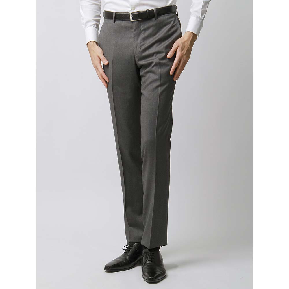 品質のいい ミディアムグレー ユニバーサルランゲージ テーパードパンツ 特別価格 ビジネスパンツ メンズ 秋冬 Reda Super110 Sウール Ga Www Egyhealthexpo Com