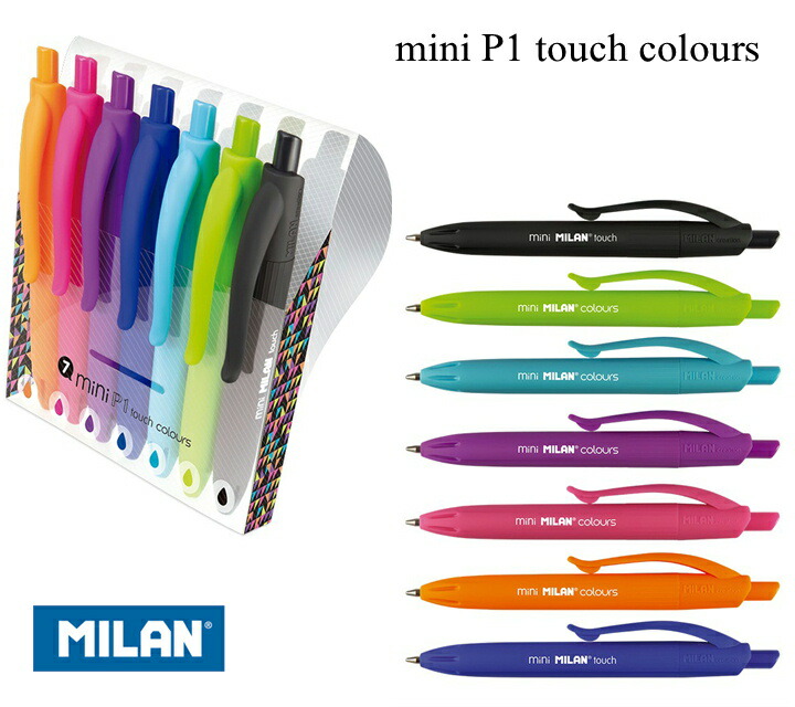 楽天市場 Milan ミラン Mini P1 Touch Colours ペン 7色セット おしゃれ かわいい ヨーロッパ 文房具 文具 お絵描 ペン ボールペン プレゼント 入学準備 The Wind