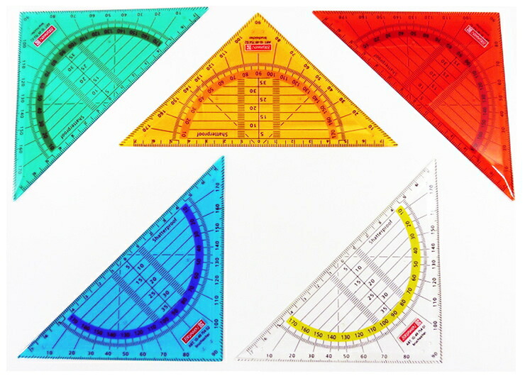 楽天市場 Brunnen ブルンネン カラフル 三角定規 ポスト投函可 The Wind
