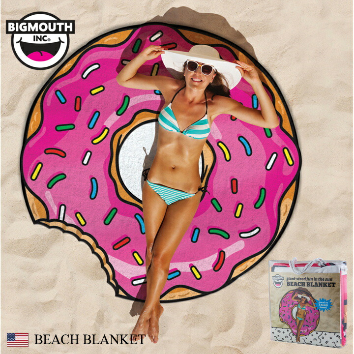 楽天市場 全品p10倍 12 4 00 ビーチブランケット ドーナツ おしゃれ かわいい ビーチマット 海水浴 マット 敷物 サマーアイテム インテリア インスタ 映え The Wind