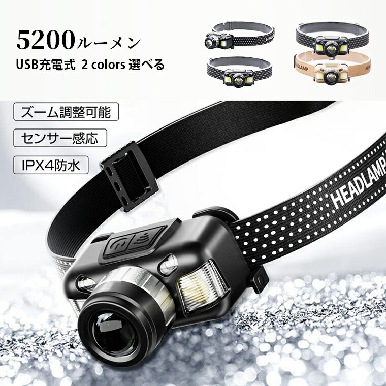 ヘッドライト USB 充電式 ledヘッドランプ 超高輝度5500000ルーメン Amazon.co.jp: ヘッドライト USB充電式 高輝度 LED ヘッドライト