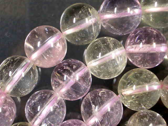 天然石ビーズ クンツァイト 丸玉12mm ・3個 14,652円