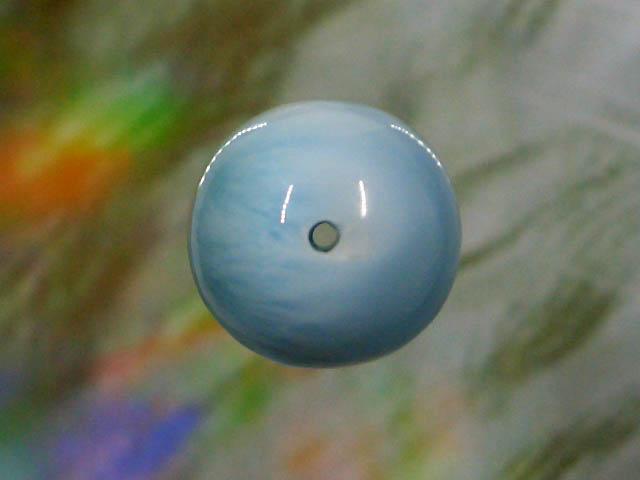 天然石ビーズラリマー 丸玉12mm1点物 No.1238｜天然石シルバー ティングス クラブ