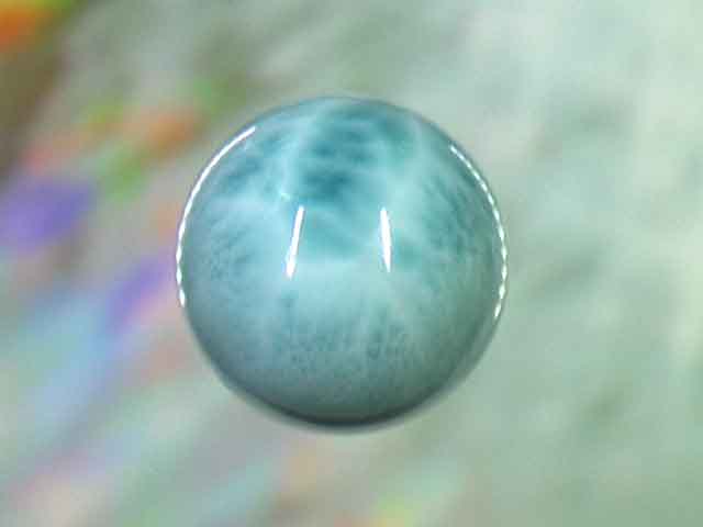 天然石ビーズラリマー 丸玉18mm1点物 No.1264｜天然石シルバー ティングス クラブ