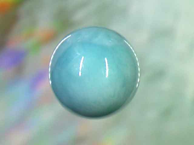 天然石ビーズ ラリマー 丸玉18mm 1点物 No.1302