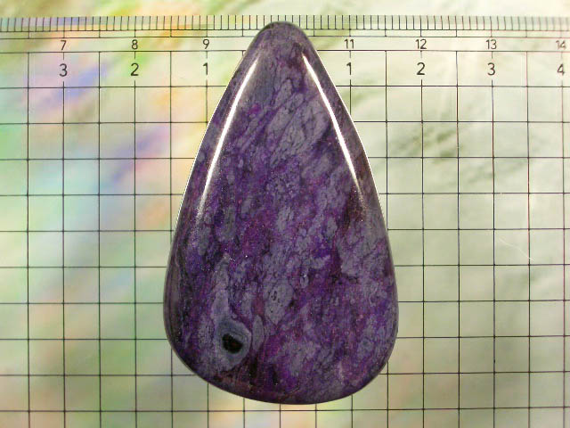 天然石 スギライト 大粒 両面カボションタイプ 113.4carat 縦50mm×横31mm×厚さ9mm