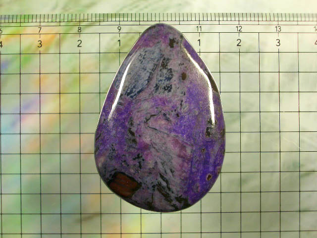 天然石 スギライト 大粒 両面カボションタイプ 112.4carat 縦44mm×横31mm×厚さ9mm 12,355円