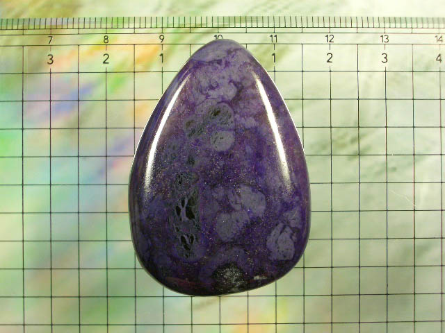 天然石 スギライト 大粒 両面カボションタイプ 111.9carat 縦43mm×横31mm×厚さ10mm