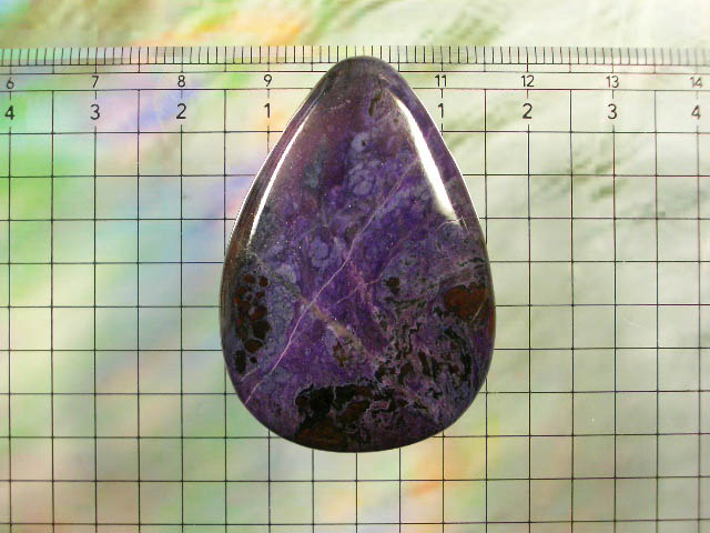 天然石 スギライト 大粒 両面カボションタイプ 90.4carat 縦43mm×横31mm×厚さ8mm