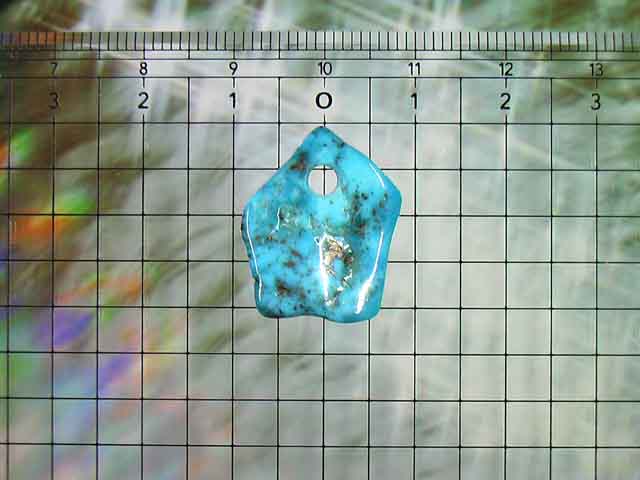 パイライトターコイズの ペンダントトップ アリゾナ産 9.4carat