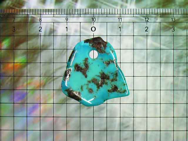 パイライトターコイズの ペンダントトップ アリゾナ産 11.8carat No.1