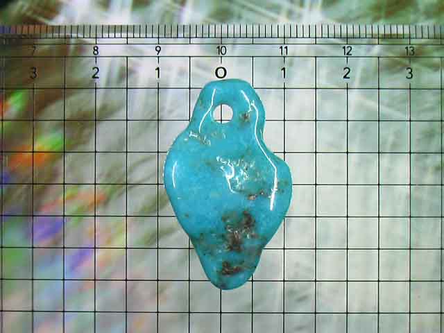 パイライトターコイズの ペンダントトップ アリゾナ産 15.4carat No.1