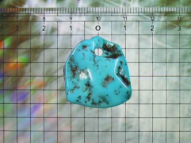 6854円 激安大特価! パイライトターコイズのペンダントトップアリゾナ産21.1carat No.2