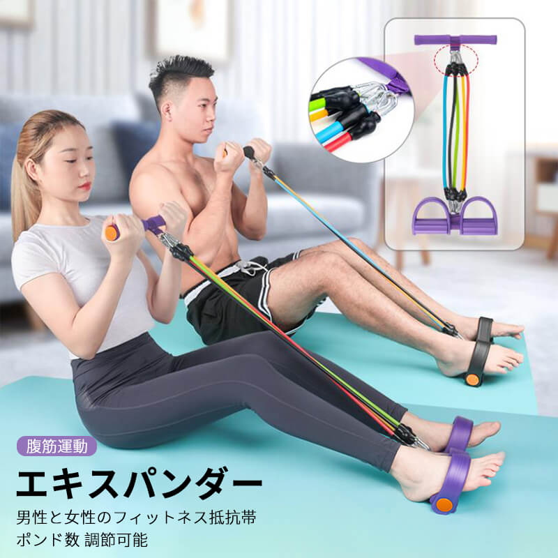 楽天市場】お買い物マラソン【P5倍】エキスパンダー 腹筋運動 ポンド