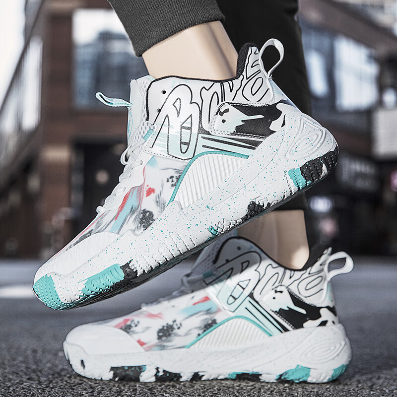 楽天市場】バスケットシューズ ジュニア ハイカット バスケット